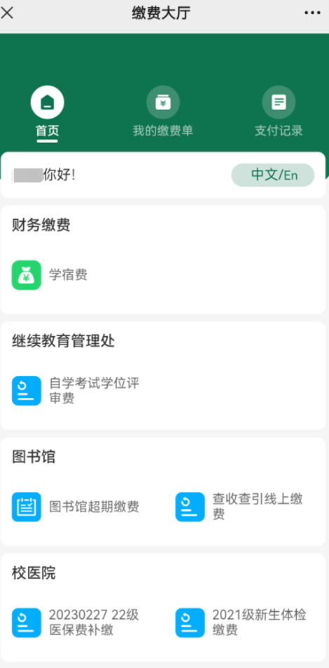 在线缴费 在线缴费